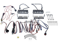 Фары светодиодные водительского света РИФ 161 мм 20W с проводкой (2 шт.)