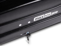 Автобокс MaxBox PRO 430 (малый) черный 136*96*42 см двустороннее открывание (багажный бокс на крышу)