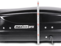 Автобокс MaxBox PRO 430 (малый) черный глянцевый 136*96*42 см двустороннее открывание (багажный бокс на крышу)