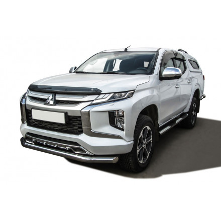 Защита переднего бампера d76 Mitsubishi L-200 (2018)