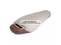 Мешок спальный Naturehike SnowBird, 220х85 см, XL (620G), (правый) (ТК: +2C), серый/коричневый