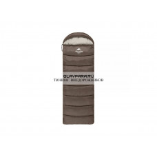 Мешок спальный Naturehike U150, 220х75 см, (ТК: +11C), левый, коричневый
