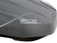 Автобокс Broomer Venture L 430л 1870*890*400 серый текстурный U-скоба 170см