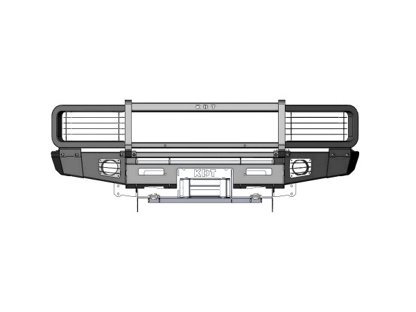 Защита передней оптики KDT для Toyota Land Cruiser 70 серии до 2006