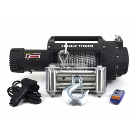 Лебедка электрическая для эвакуатора Master Winch X16800 24V 7640 кг со стальным тросом