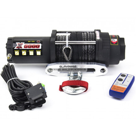 Лебедка электрическая Master Winch X6000LS 2722 кг с синтетическим тросом для авто / квадро