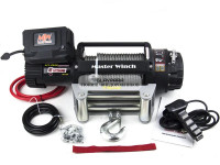 Лебедка электрическая автомобильная Master Winch E12500 12V 5670 кг со стальным тросом IP68