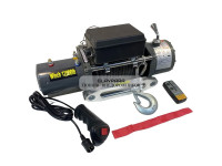 Лебедка электрическая 12V Electric Winch 12000lbs / 5443 кг IP66 синтетический трос 8х18