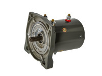 Мотор для лебедки 24V 9500-12000 lbs под шлицы (в комплекте со станиной)