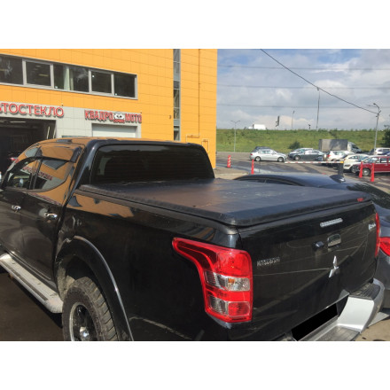 Крышка мягкая трехсекционная Kramco для Mitsubishi L200 long 2014-2015