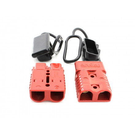 Разъем для подключения лебедки 175А КРАСНЫЙ  (1 пара)