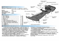 Алюминиевая защита РК 6 мм для Toyota Land Cruiser 100 Rival