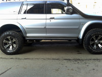 Пороги силовые для Mitsubishi Pajero Sport 1998-2008